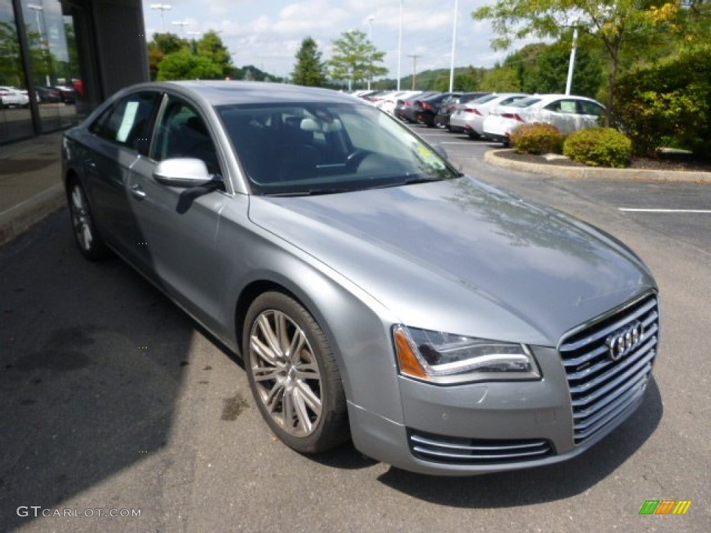 2012 A8 4.2 quattro - Quartz Grey Metallic / Black photo #3
