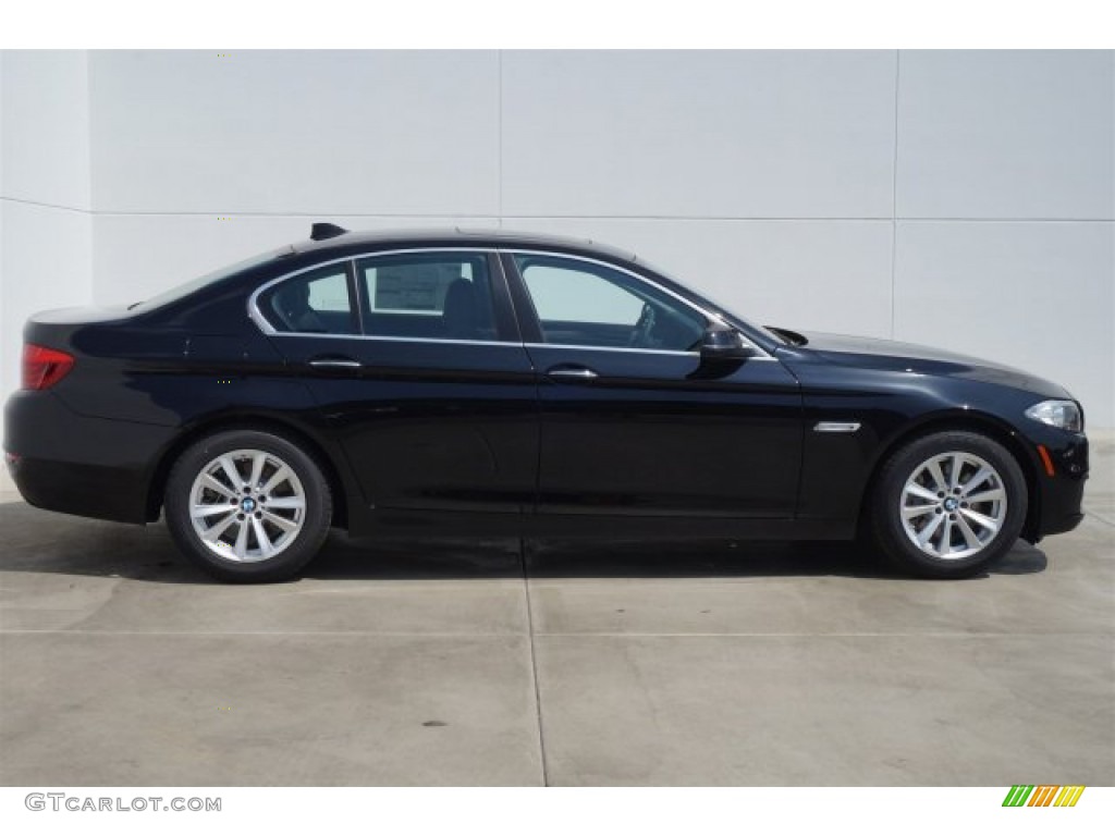 Jet Black 2015 BMW 5 Series 528i Sedan Exterior Photo #96535179