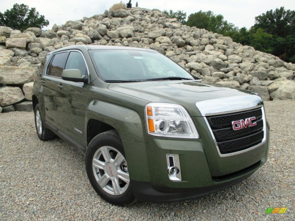 2015 Terrain SLE - Cypress Green Metallic / Jet Black photo #1