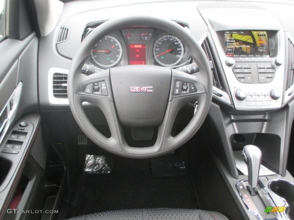 2015 GMC Terrain SLE Jet Black Steering Wheel Photo #96535776