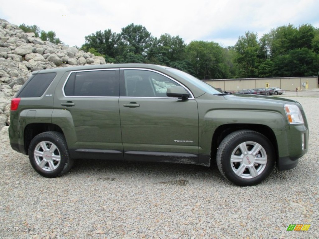 Cypress Green Metallic 2015 GMC Terrain SLE Exterior Photo #96535914