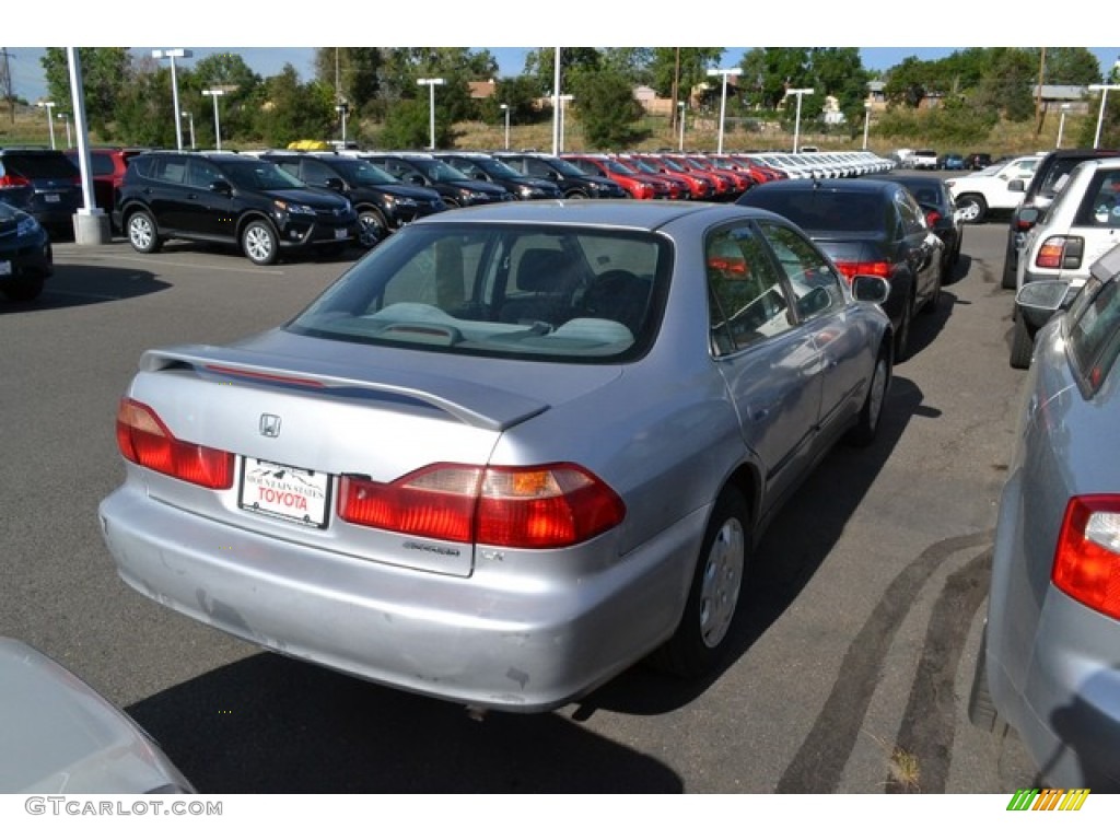 1999 Accord LX Sedan - Satin Silver Metallic / Gray photo #2