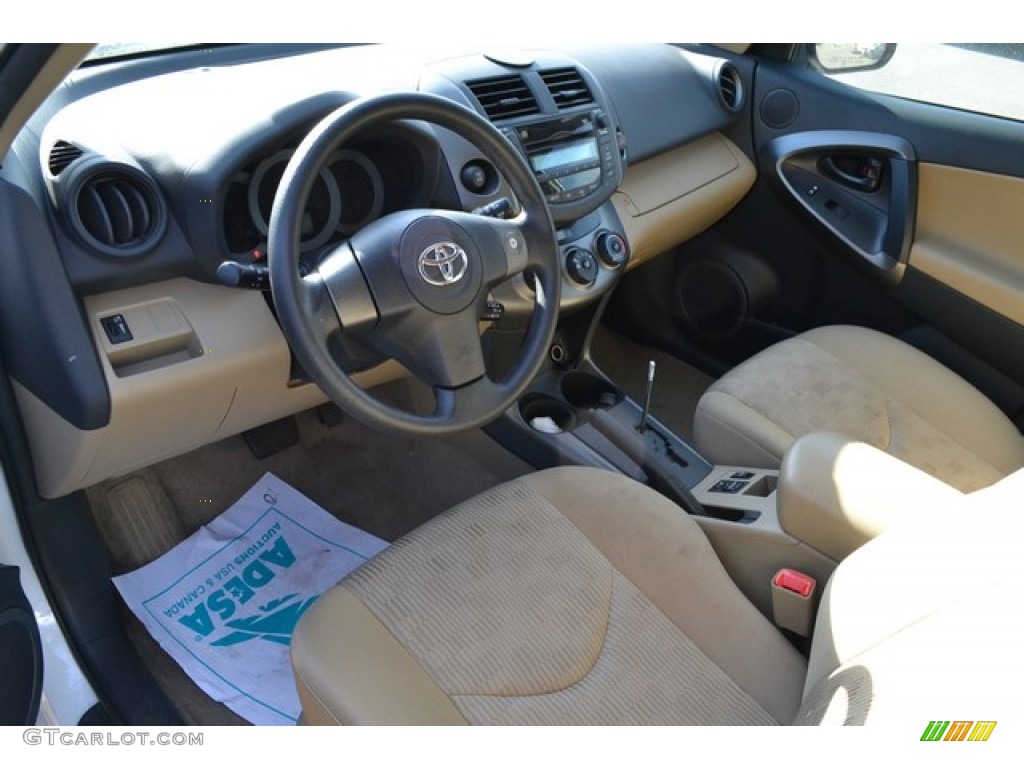 2011 RAV4 I4 4WD - Super White / Sand Beige photo #5