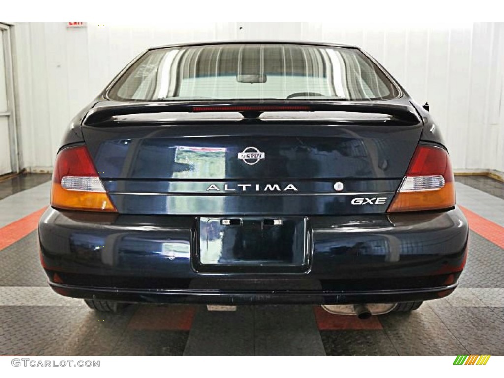 1999 Altima GXE - Super Black / Dusk photo #6