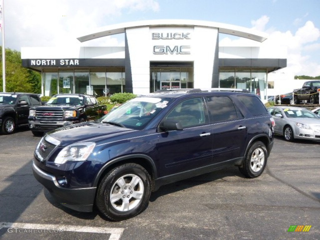 2011 Acadia SLE AWD - Deep Blue Metallic / Ebony photo #1