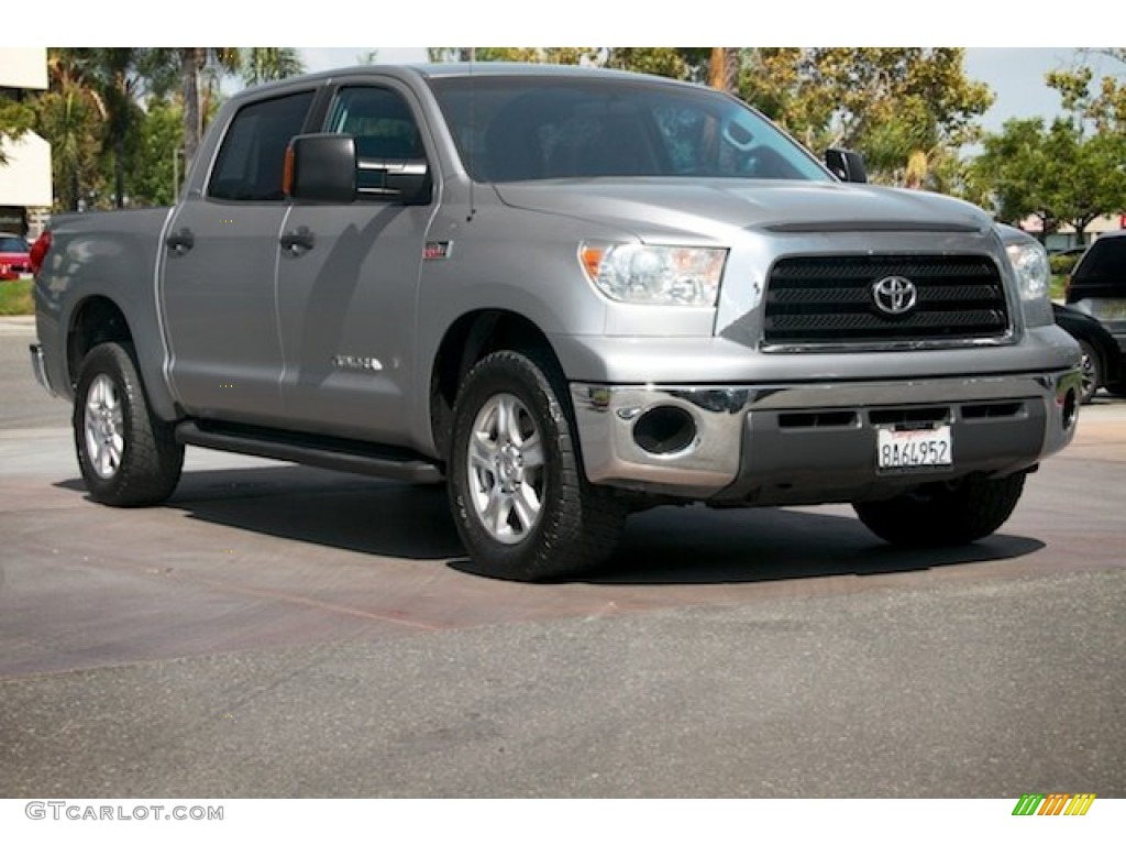 2007 Tundra SR5 CrewMax - Silver Sky Metallic / Graphite Gray photo #1