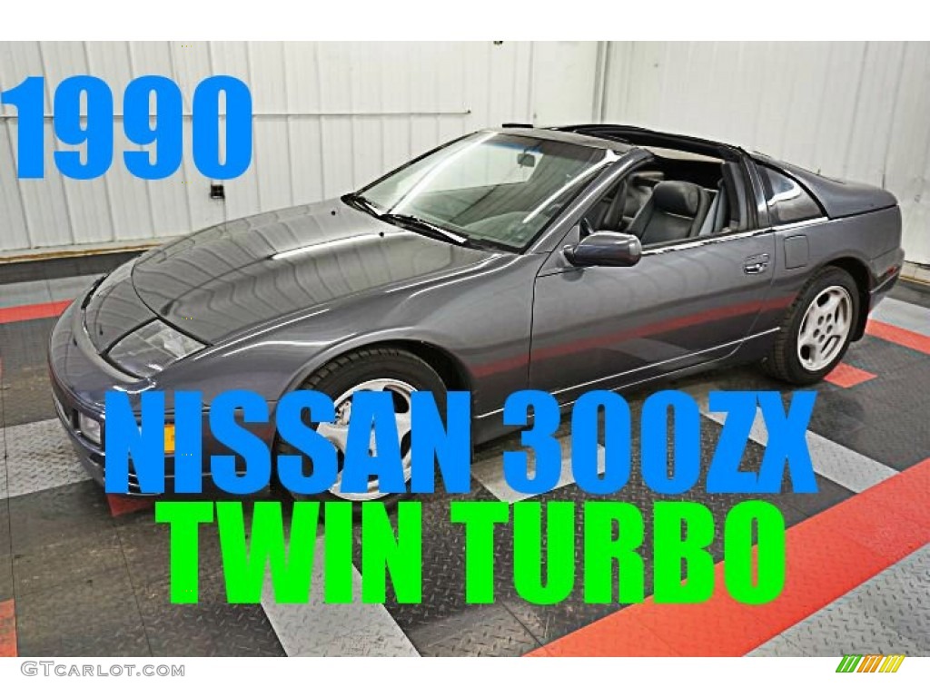1990 300ZX Turbo - Platinum Mist Metallic / Gray photo #1