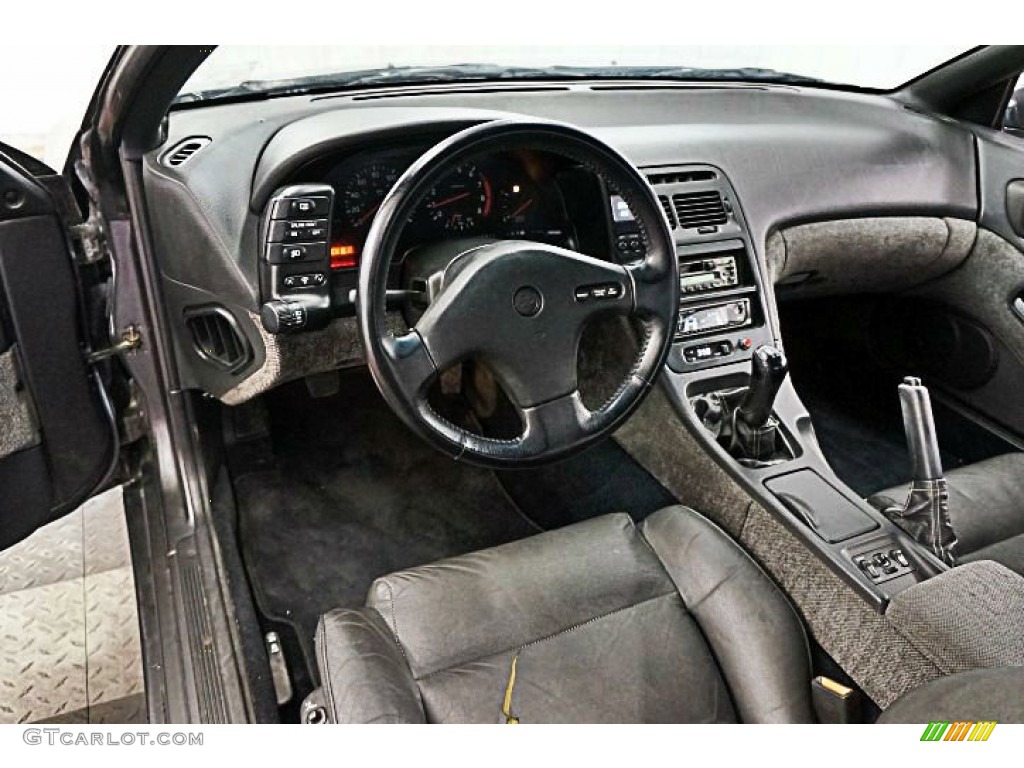 Gray Interior 1990 Nissan 300ZX Turbo Photo #96543918