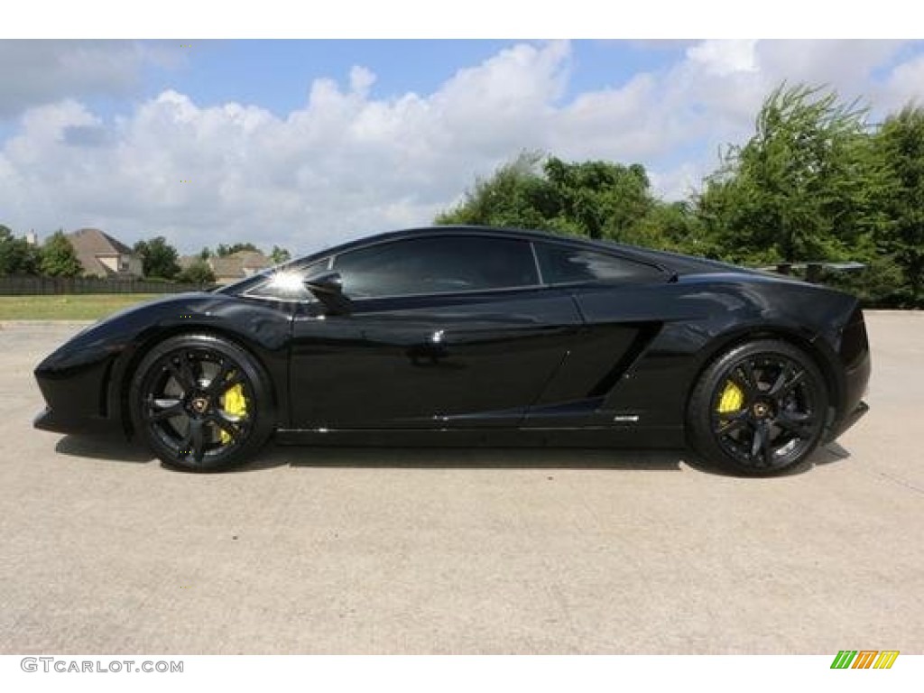 2009 Gallardo LP560-4 Coupe - Nero Noctis (Black) / Nero Perseus photo #6