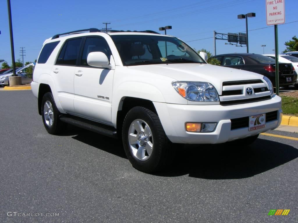 2005 4Runner Limited 4x4 - Natural White / Taupe photo #2