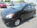 2015 Mystic Black Mitsubishi Mirage ES  photo #3