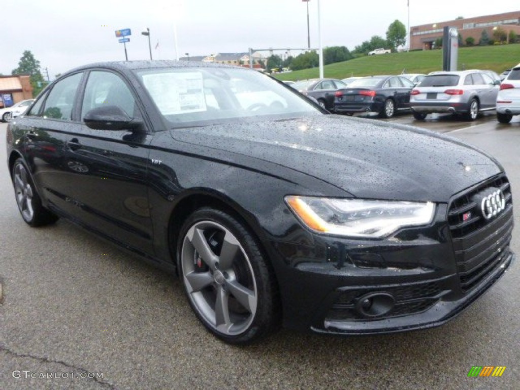 Brilliant Black 2015 Audi S6 4.0 TFSI quattro Sedan Exterior Photo #96546776