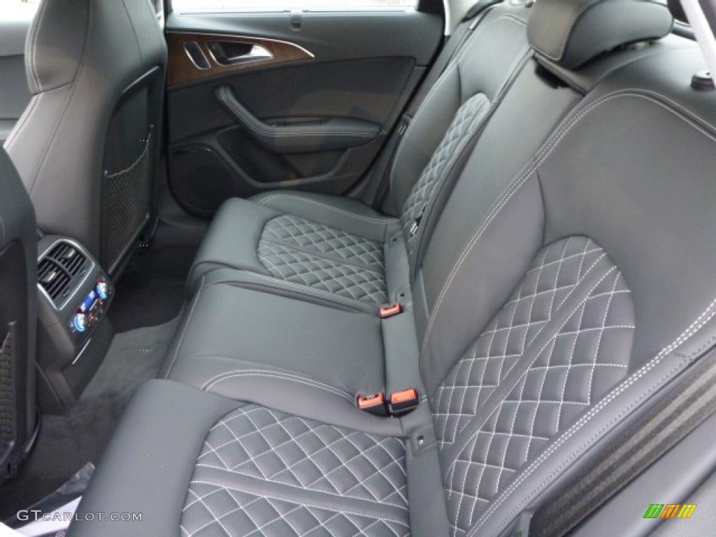 2015 Audi S6 4.0 TFSI quattro Sedan Rear Seat Photo #96546857