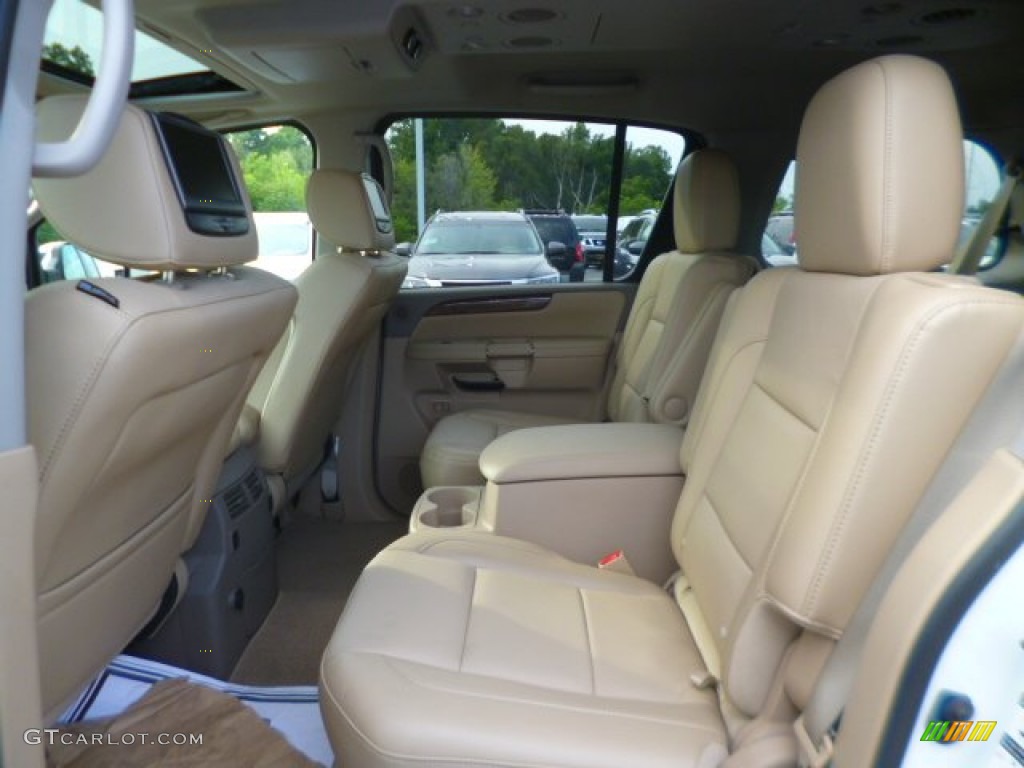 Almond Interior 2014 Nissan Armada Platinum 4x4 Photo #96547121