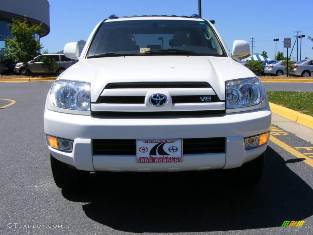 2005 4Runner Limited 4x4 - Natural White / Taupe photo #17