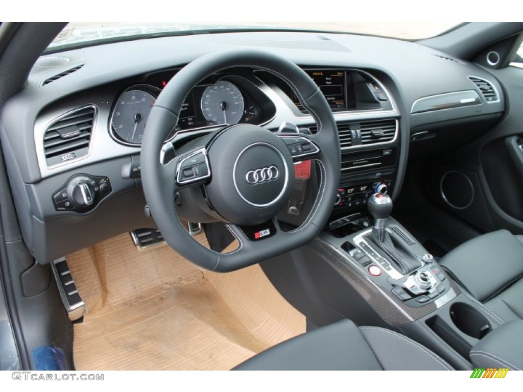 Black Interior 2015 Audi S4 Premium Plus 3.0 TFSI quattro Photo #96551558