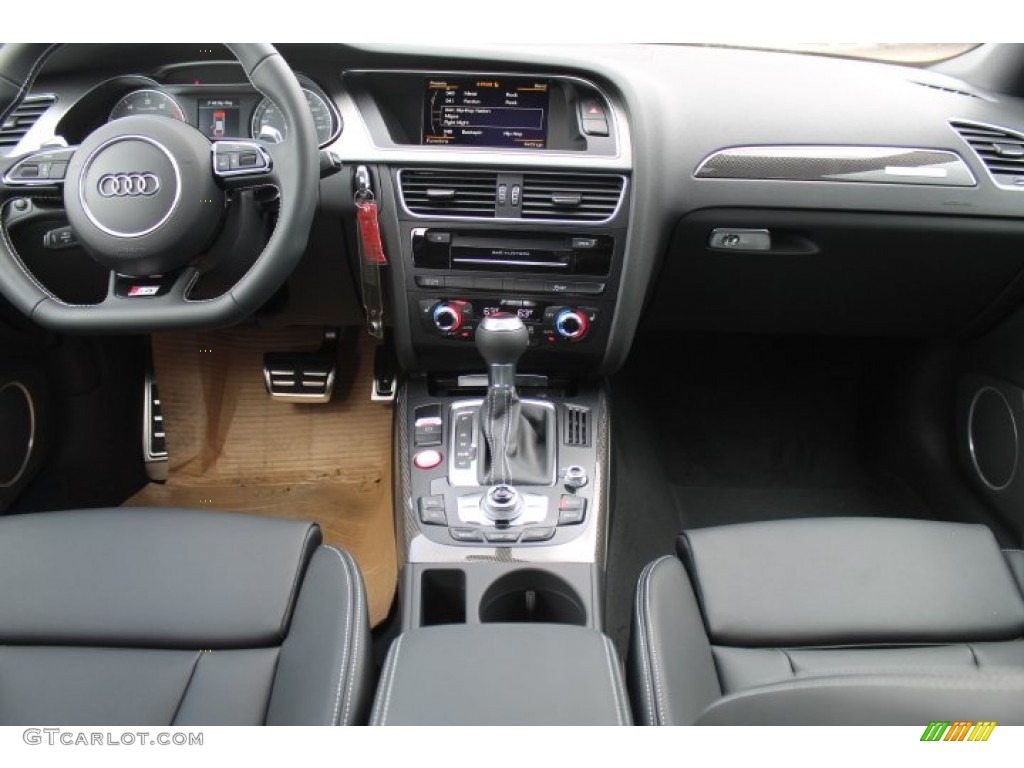 2015 Audi S4 Premium Plus 3.0 TFSI quattro Black Dashboard Photo #96551885