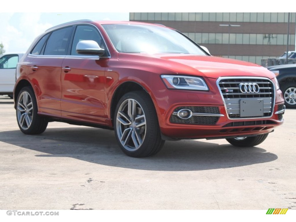 Volcano Red Metallic 2015 Audi SQ5 Premium Plus 3.0 TFSI quattro Exterior Photo #96552005