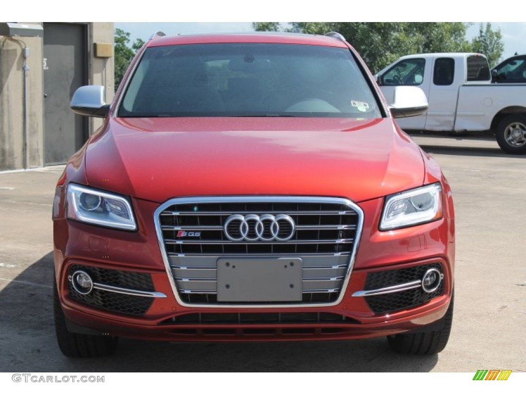 Volcano Red Metallic 2015 Audi SQ5 Premium Plus 3.0 TFSI quattro Exterior Photo #96552017