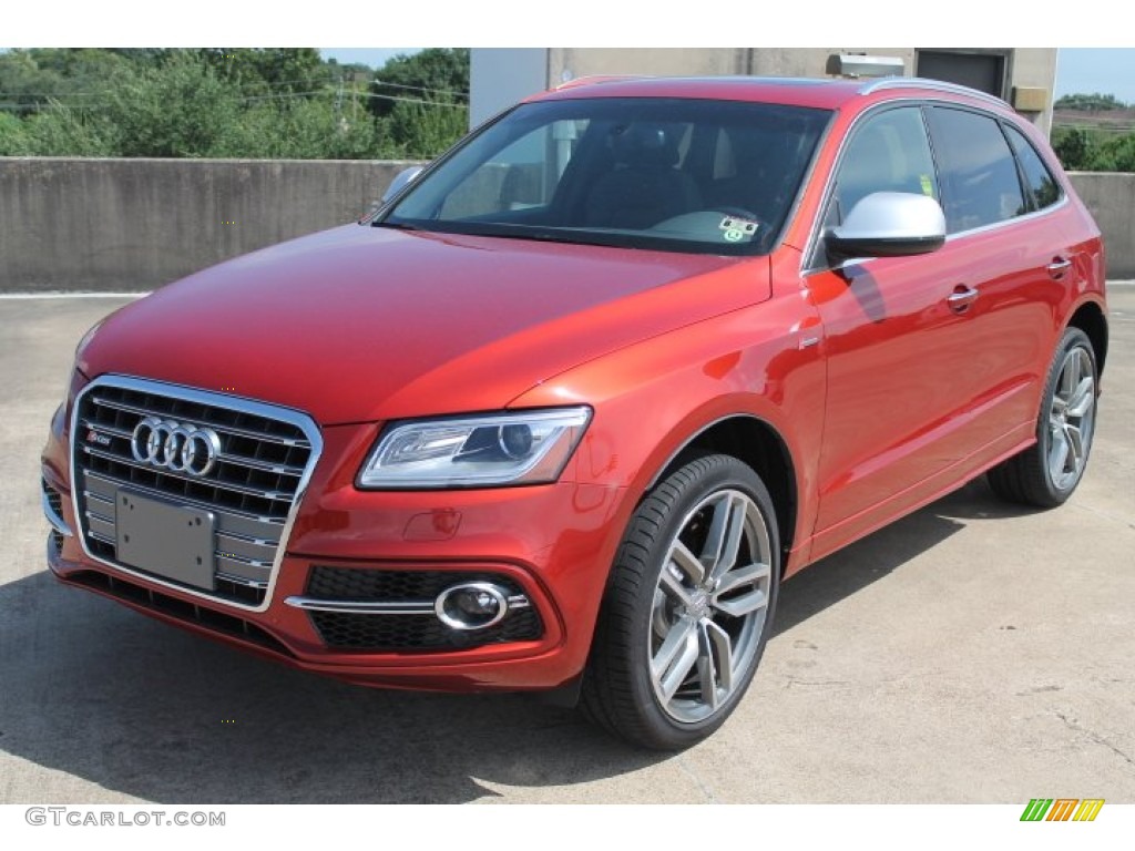 Volcano Red Metallic 2015 Audi SQ5 Premium Plus 3.0 TFSI quattro Exterior Photo #96552038