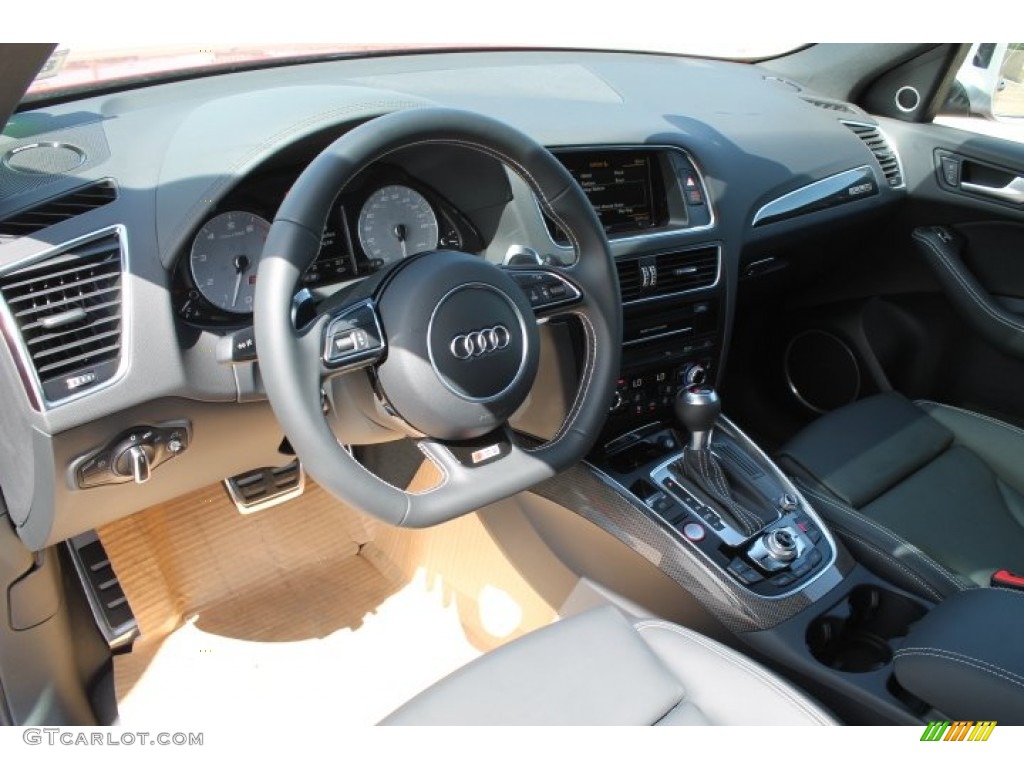 Black Interior 2015 Audi SQ5 Premium Plus 3.0 TFSI quattro Photo #96552199