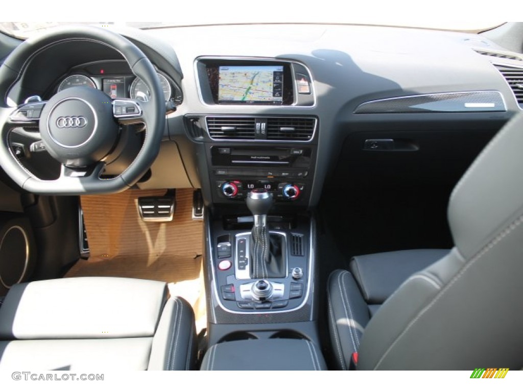 2015 Audi SQ5 Premium Plus 3.0 TFSI quattro Black Dashboard Photo #96552521