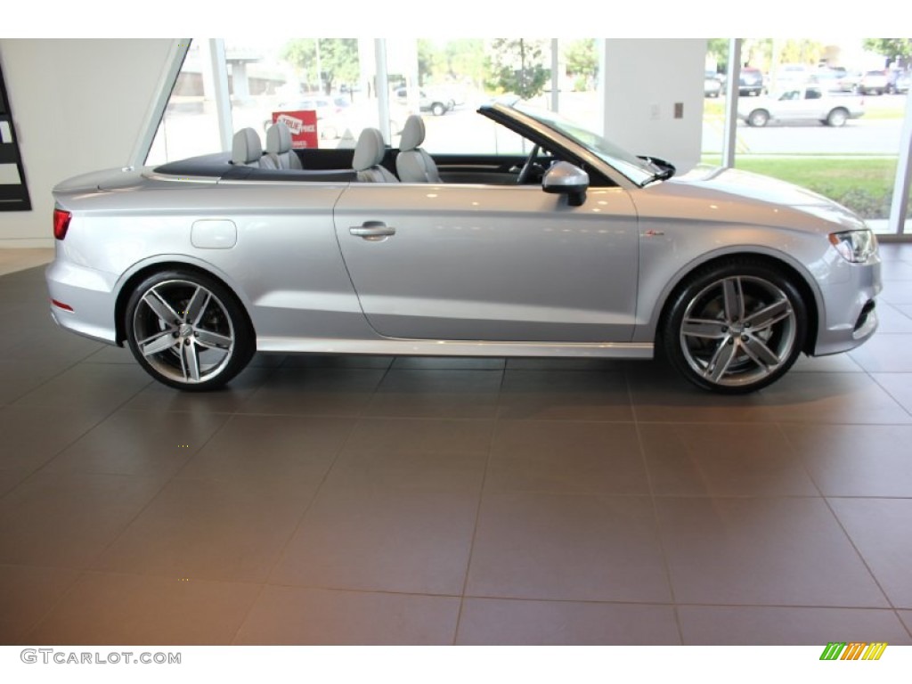 Florett Silver Metallic 2015 Audi A3 2.0 Prestige quattro Cabriolet Exterior Photo #96553370