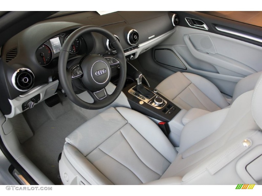 Titanium Gray Interior 2015 Audi A3 2.0 Prestige quattro Cabriolet Photo #96553406