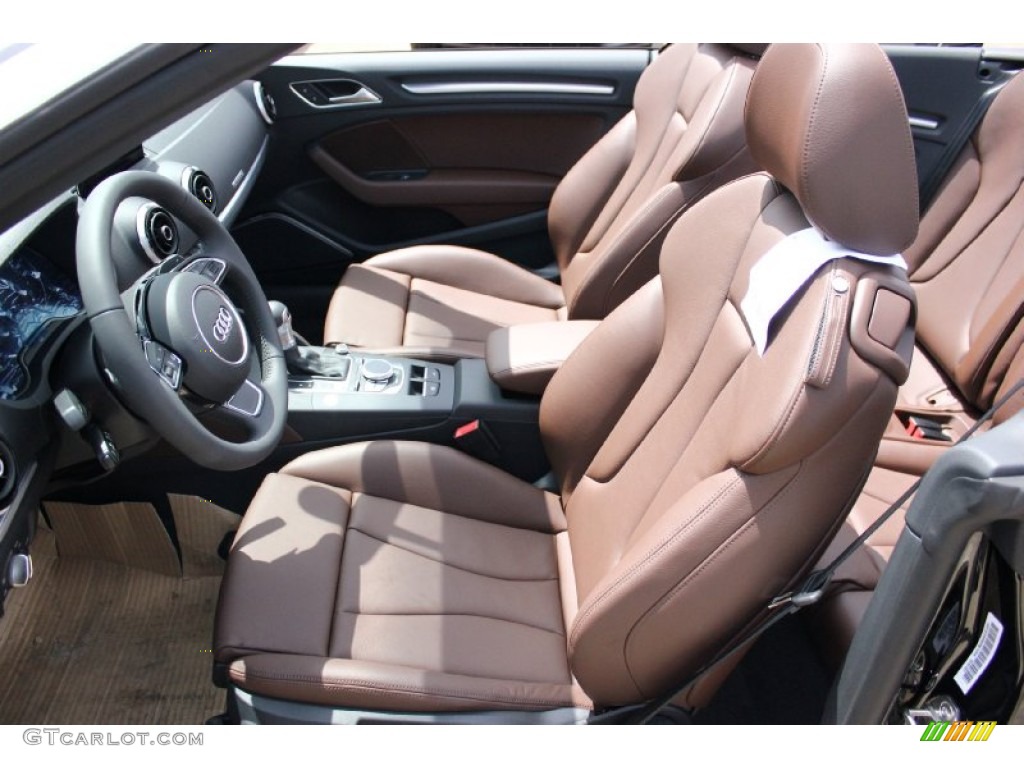 Chestnut Brown Interior 2015 Audi A3 2 0 Prestige Quattro