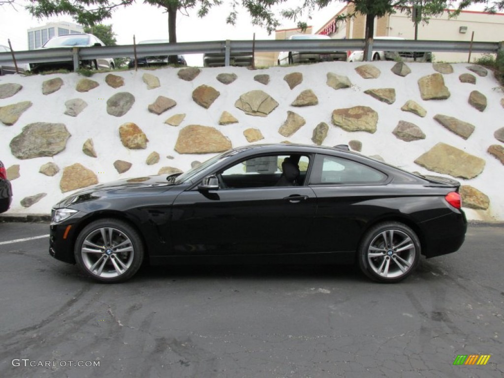 Jet Black 2015 BMW 4 Series 428i xDrive Coupe Exterior Photo #96554288