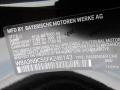 668: Jet Black 2015 BMW 4 Series 428i xDrive Coupe Color Code