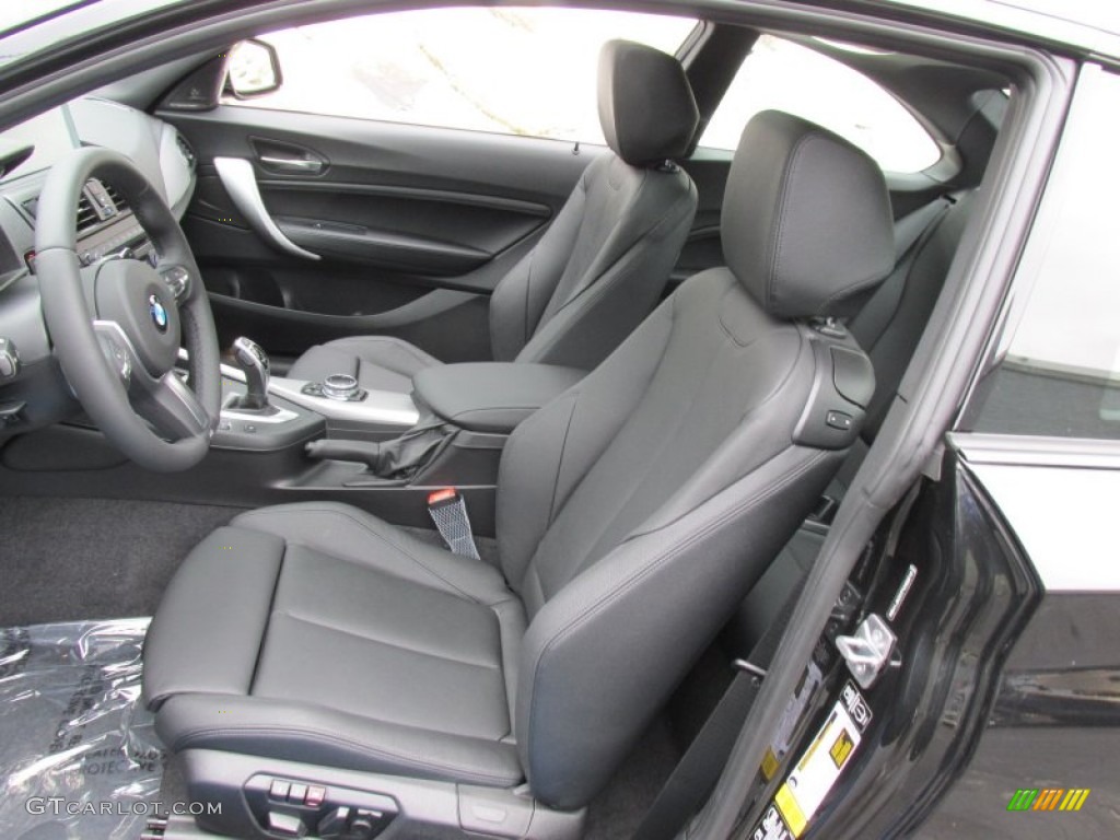 Black Interior 2015 BMW 2 Series M235i xDrive Coupe Photo #96555377