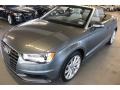 2015 Monsoon Gray Metallic Audi A3 2.0 Premium Plus quattro Cabriolet  photo #3