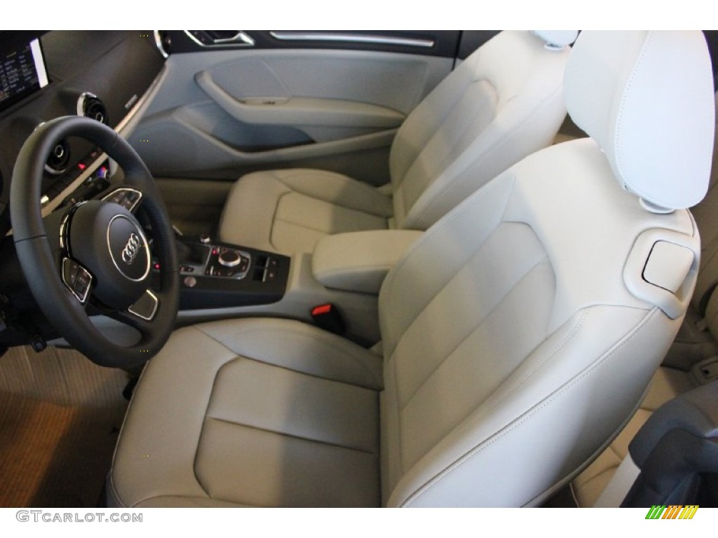 Titanium Gray Interior 2015 Audi A3 2.0 Premium Plus quattro Cabriolet Photo #96555631