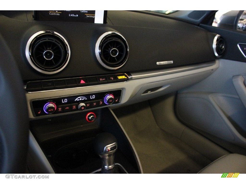2015 Audi A3 2.0 Premium Plus quattro Cabriolet Titanium Gray Dashboard Photo #96555653