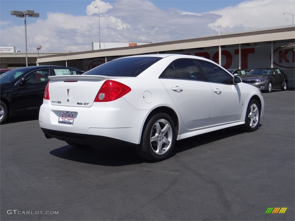 2009 G6 GT Sedan - Summit White / Light Taupe photo #3