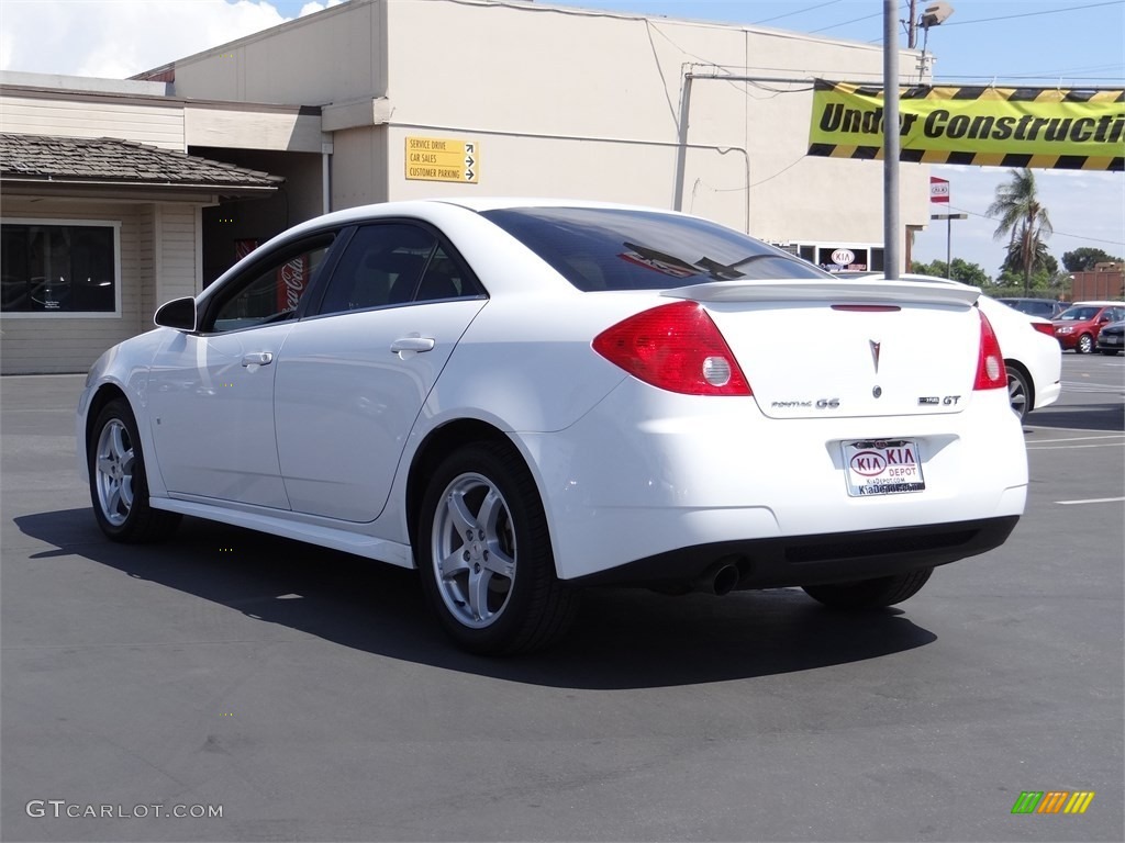 2009 G6 GT Sedan - Summit White / Light Taupe photo #4