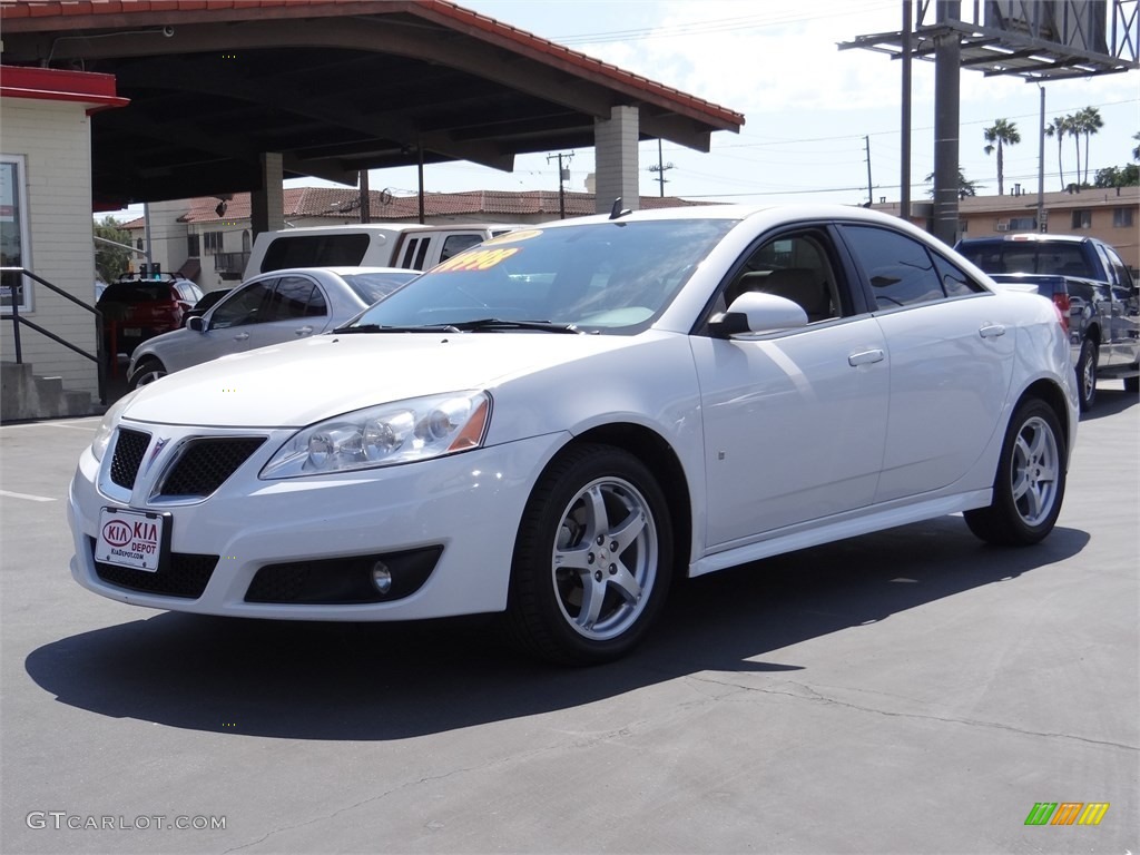 2009 G6 GT Sedan - Summit White / Light Taupe photo #6