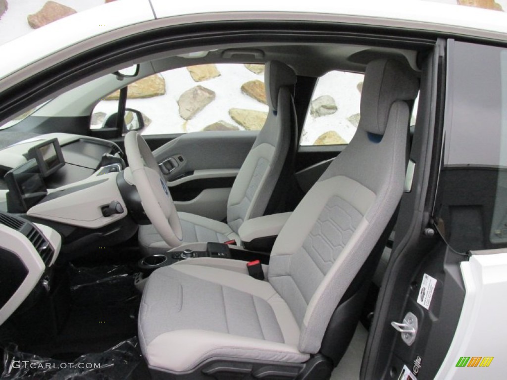 Mega Carum Spice Grey Sensatec/Carum Spice Grey Cloth Interior 2014 BMW i3 Standard i3 Model Photo #96556796