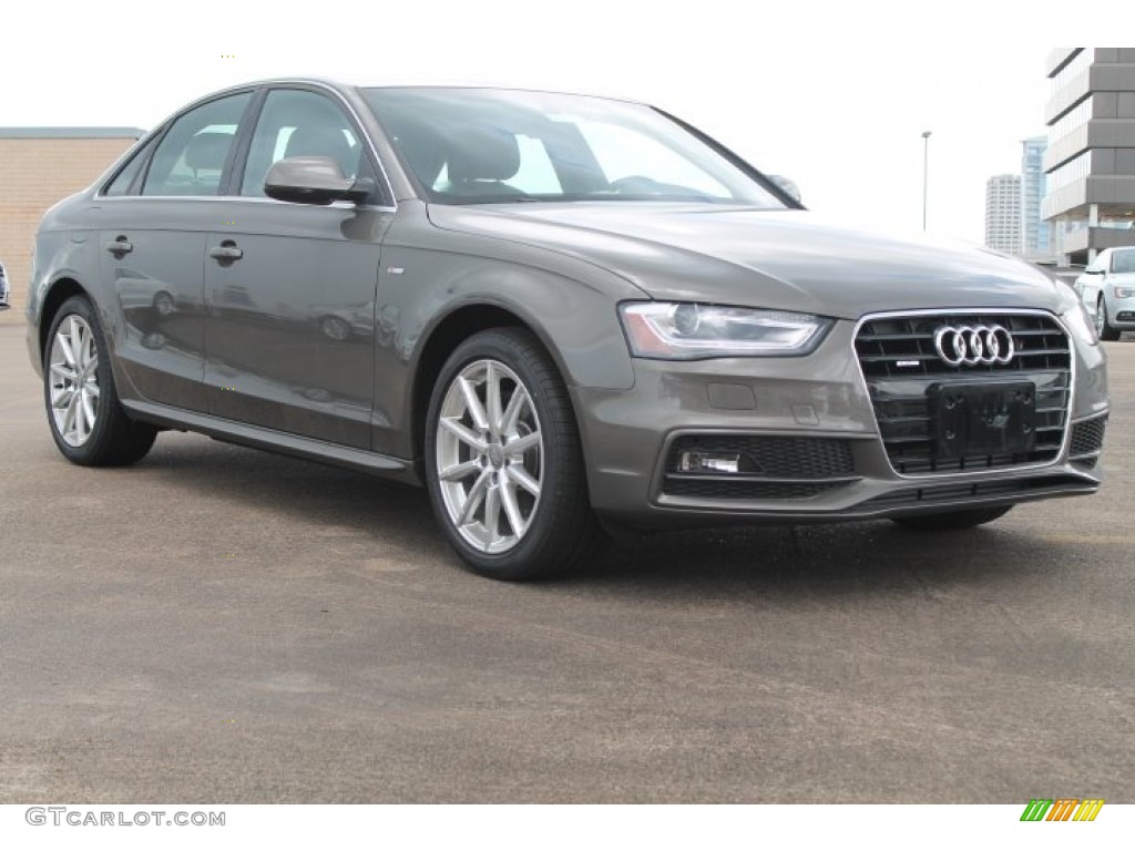 2014 A4 2.0T quattro Sedan - Dakota Grey Metallic / Chestnut Brown/Black photo #1