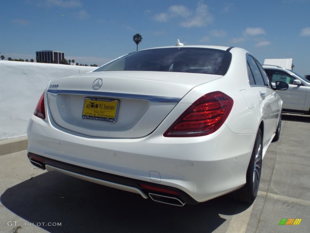 2015 S 550 Sedan - Diamond White Metallic / Silk Beige/Espresso Brown photo #4