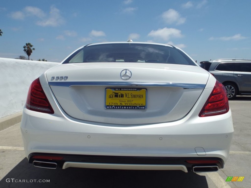 2015 S 550 Sedan - Diamond White Metallic / Silk Beige/Espresso Brown photo #5