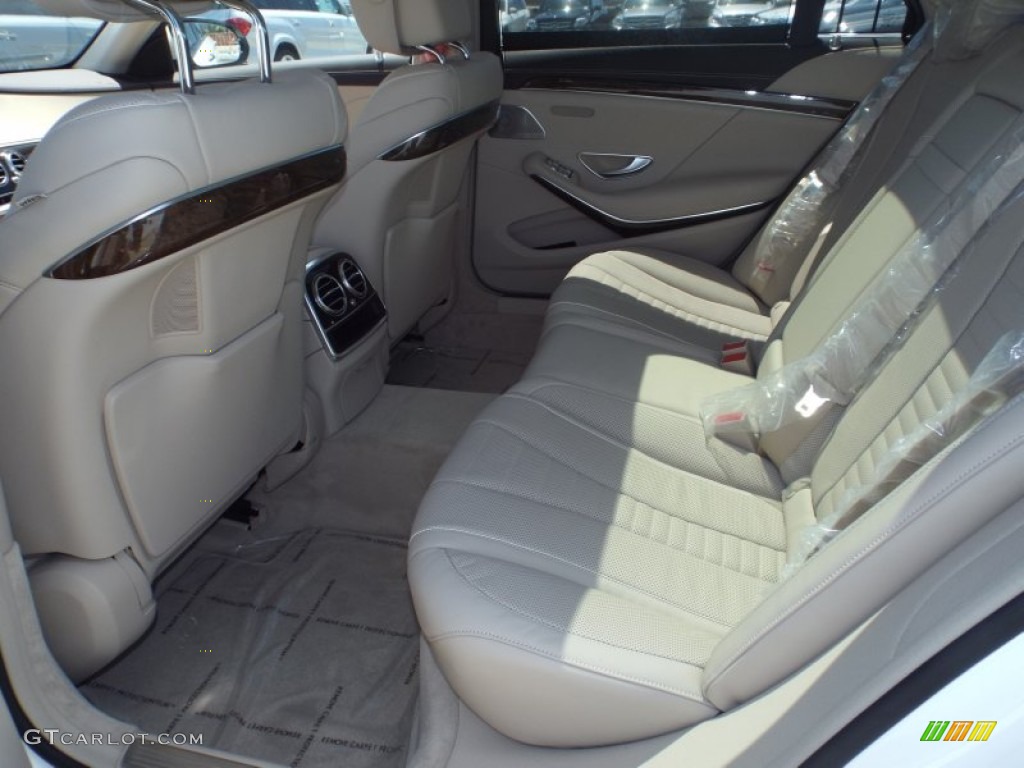 2015 S 550 Sedan - Diamond White Metallic / Silk Beige/Espresso Brown photo #8