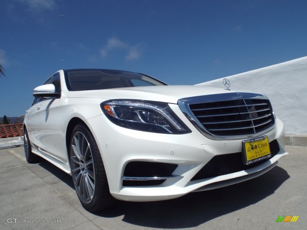2015 S 550 Sedan - Diamond White Metallic / Silk Beige/Espresso Brown photo #11