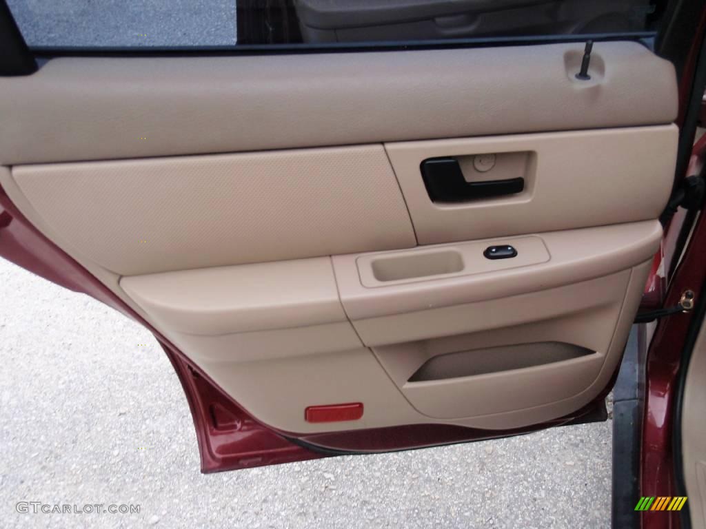 2006 Taurus SE - Merlot Metallic / Medium/Dark Pebble Beige photo #17