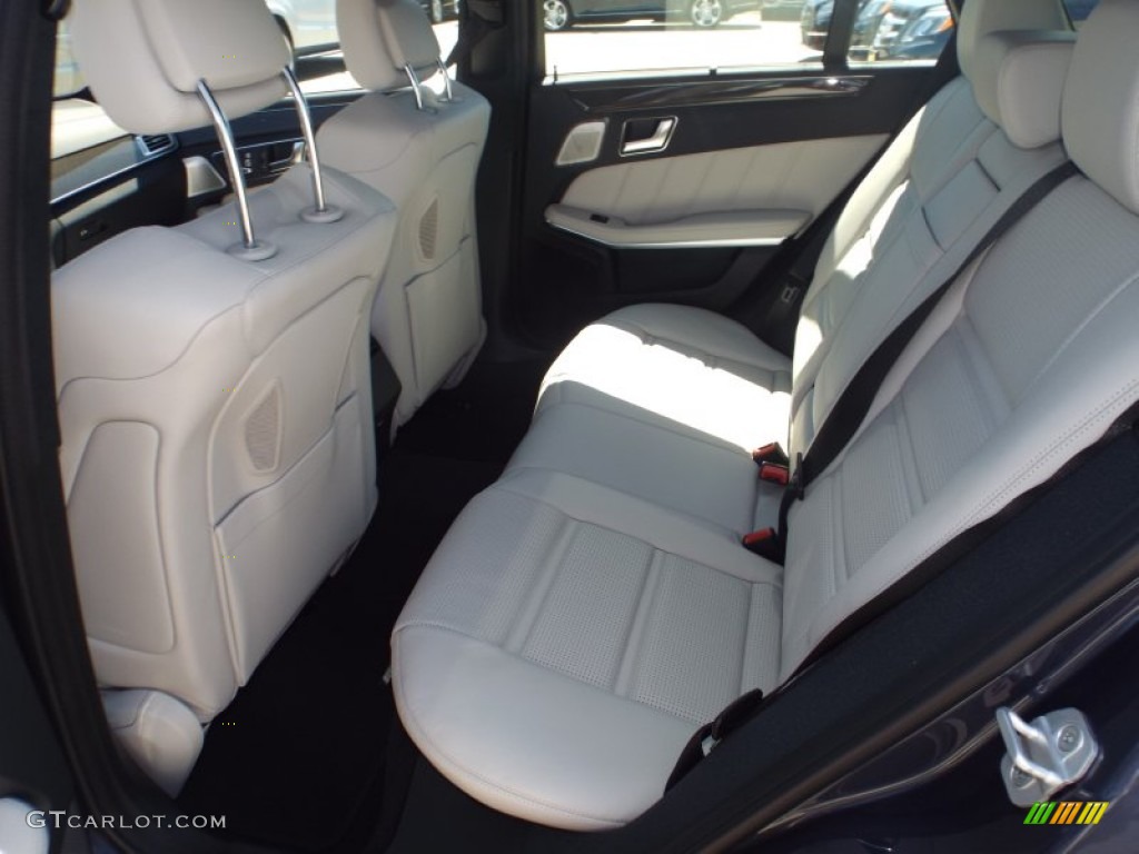 Porcelain/Black Interior 2014 Mercedes-Benz E 63 AMG Wagon Photo #96557936