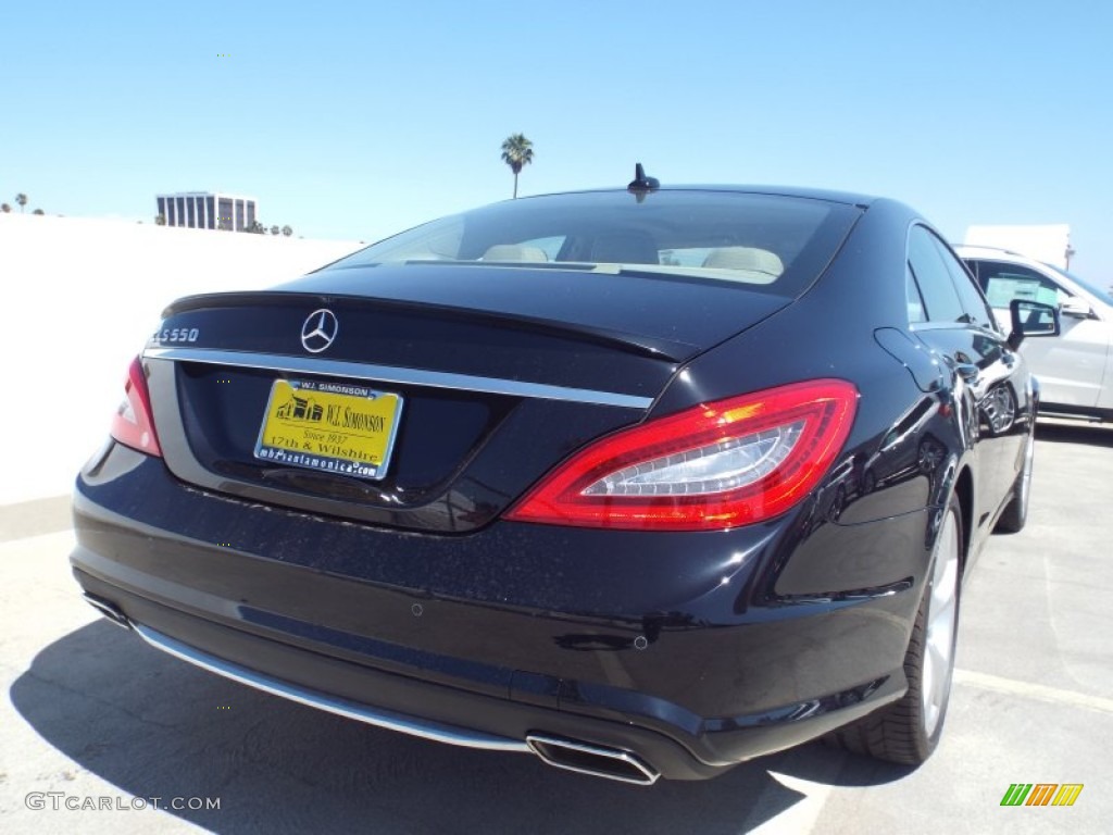 2014 CLS 550 Coupe - Black / Almond/Mocha photo #4