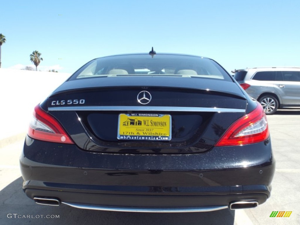2014 CLS 550 Coupe - Black / Almond/Mocha photo #5