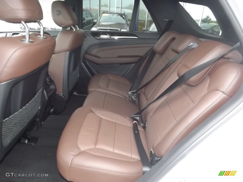 Auburn Brown/Black Interior 2015 Mercedes-Benz ML 400 4Matic Photo #96558697