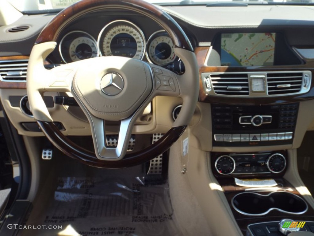 2014 CLS 550 Coupe - Black / Almond/Mocha photo #9